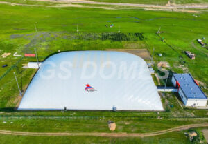 GS football air dome in Mongolia